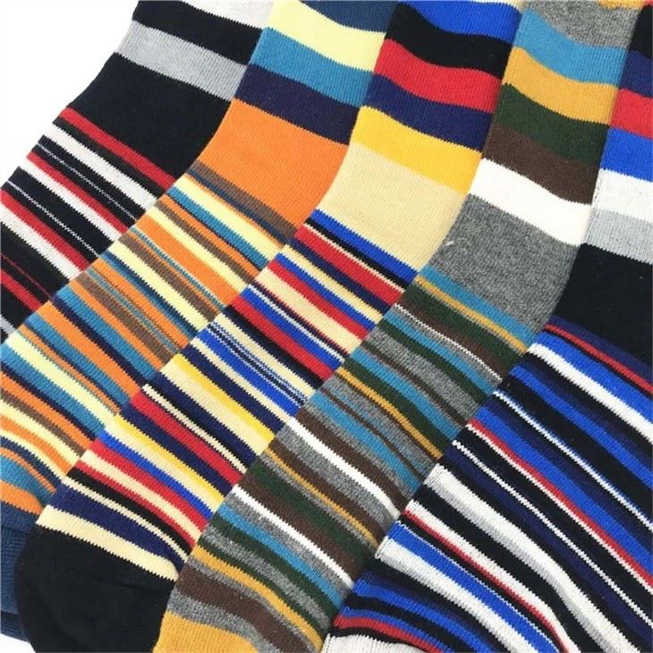 Striped Crew Socks Mens