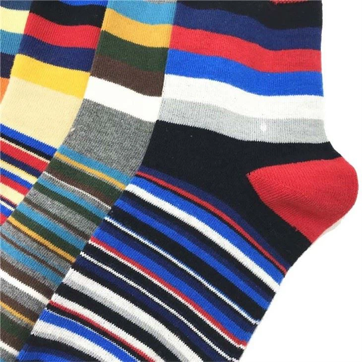 Striped Crew Socks Mens
